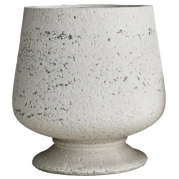 MCarr 16pc Ficonstone Short Snifter Urn Planter Pallet Ivory
