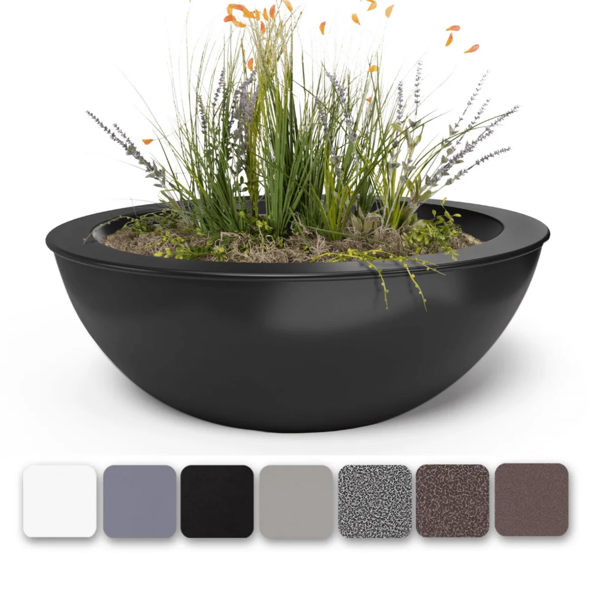 MCarr 27pc Round Bowl Mixed Planter Pallet w/ Hole - Image 2