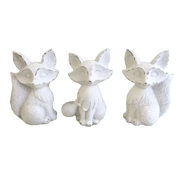 MCarr 3PC Large Fox Assortment White — Pack of 2 - Image 2