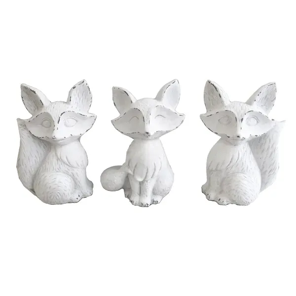 MCarr 3PC Small Fox Assortment White — Pack of 4 - Image 2