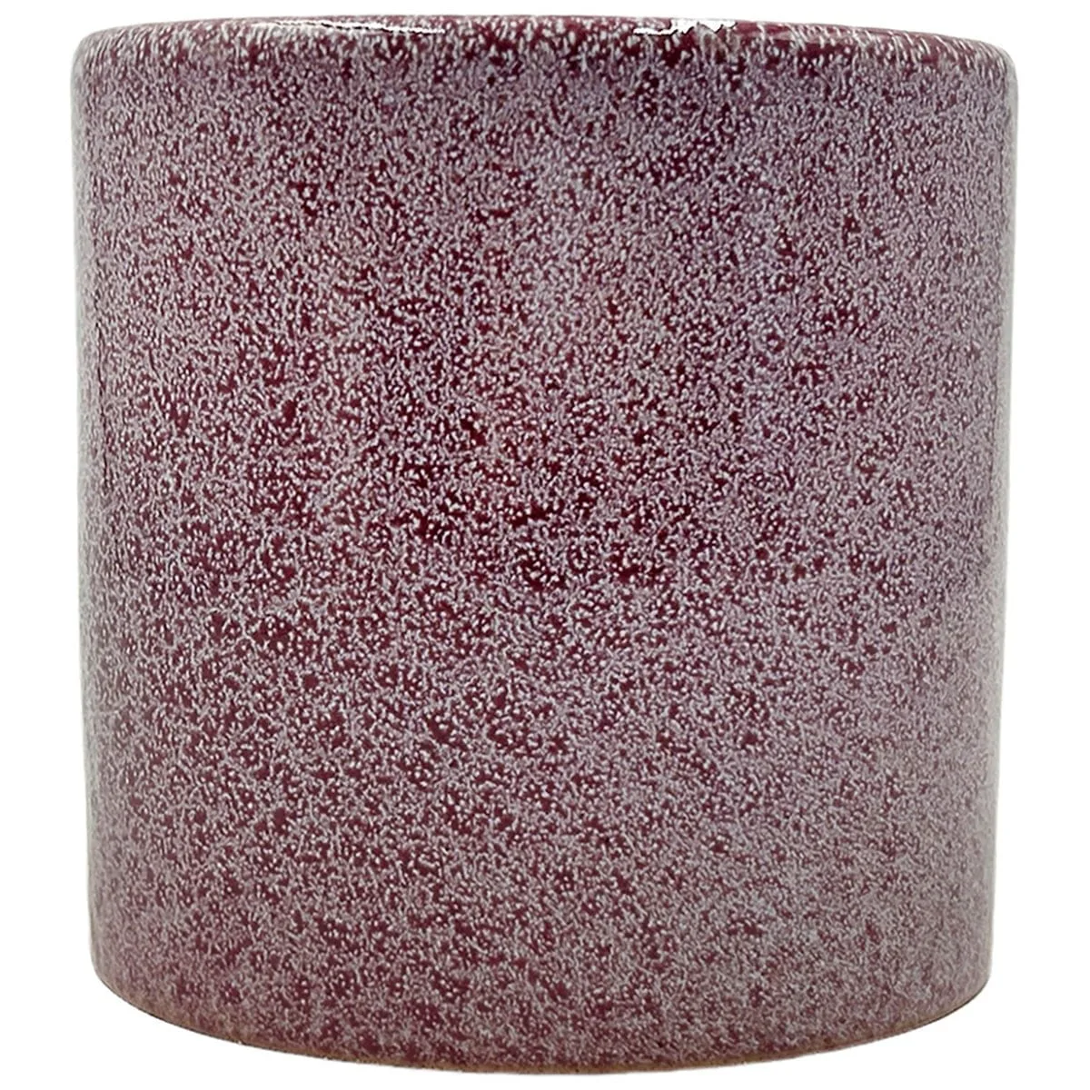 MCarr 5"x5"x5" Stoneware Pot with Reactive Finish Speckled Pink - Image 2