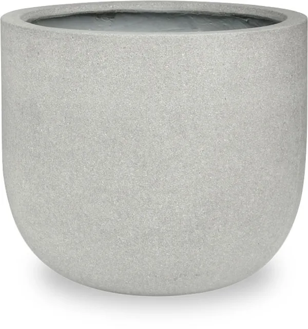 MCarr Ficonstone Round Planter Pallet Gray Stone