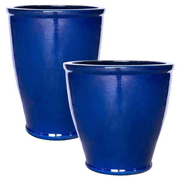MCarr Flat Rim Planter Pallet Admiral Blue | Decorative Pots | Toledo ...