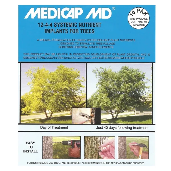Medicap MD 10 PAK Tree Food 3/8" Diameter Implant 1216204010