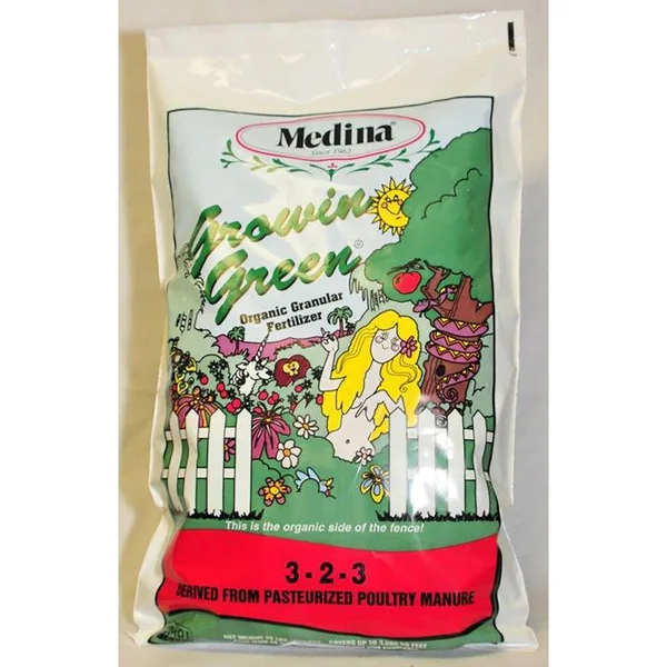 Medina Agriculture Products Medina 40 lbs Growin Green 3-2-3