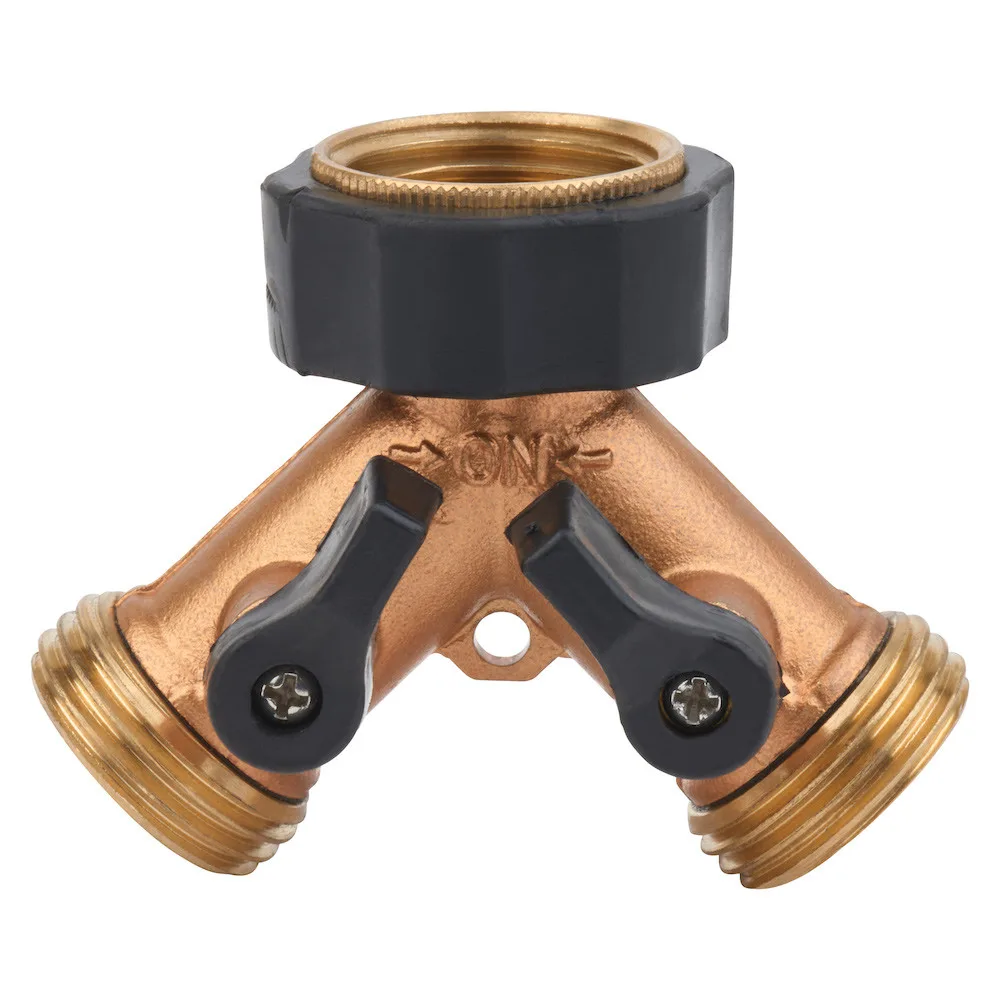 Melnor Brass 2-Way Hose Valve - Image 2