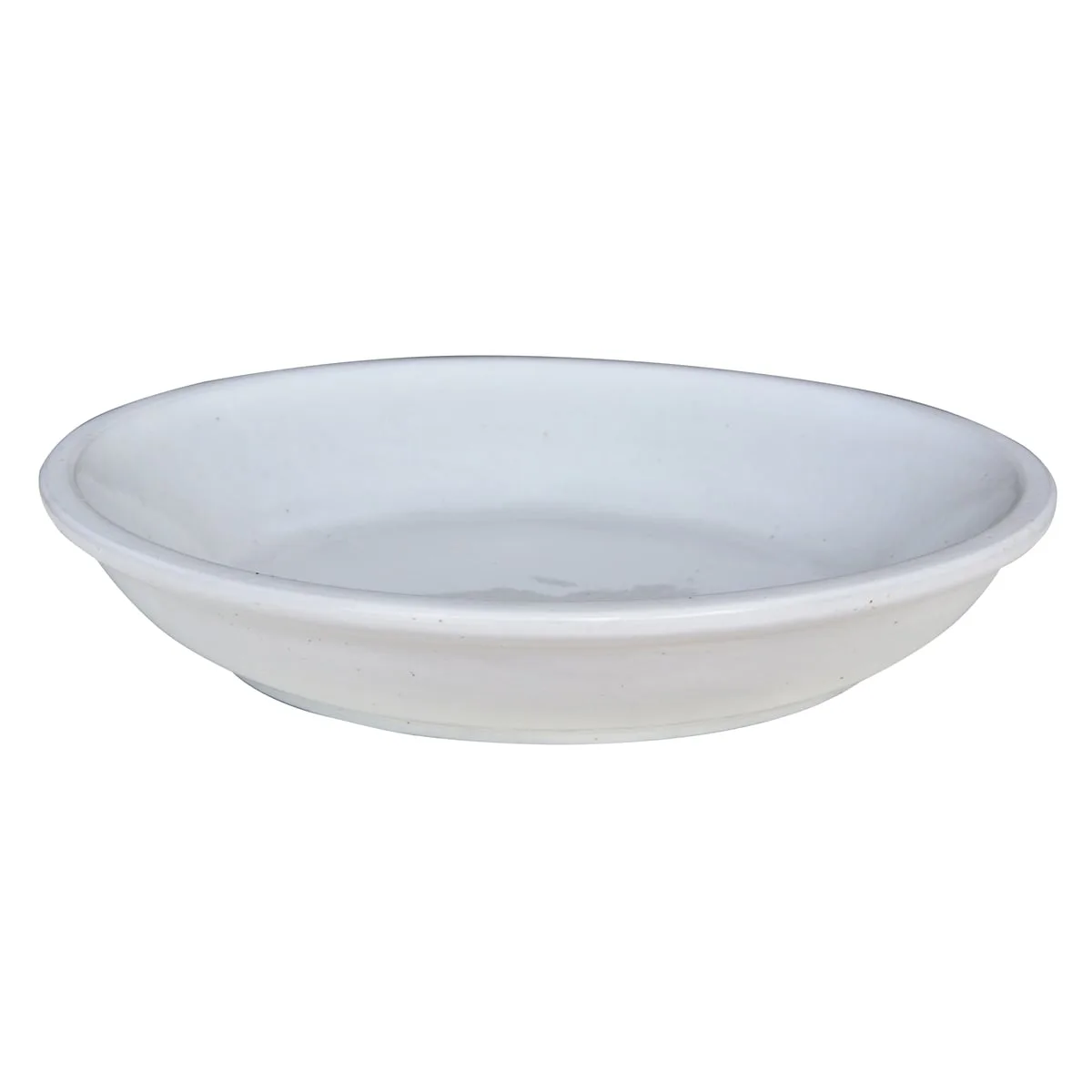 Michael Carr 19.3" Flared Round Saucer White - Image 2