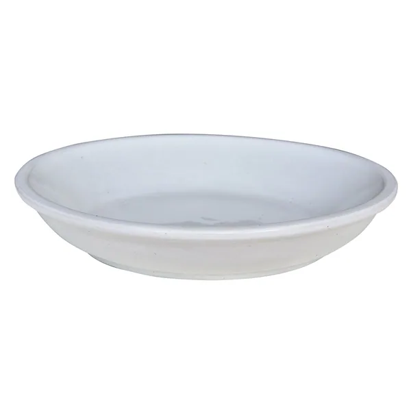 Michael Carr 9.8" Flared Round Saucer White