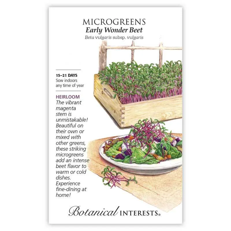 Microgreens, Early Wonder Green Top 2 Grams - Image 2