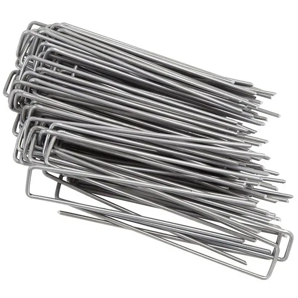 Midwest Wire Works 1000pc 6"x1" Cassie Cages 6 Gauge Sod Staple - Image 2