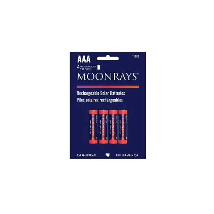 Moonrays 4pk AA Rechargeable Batteries - Image 2