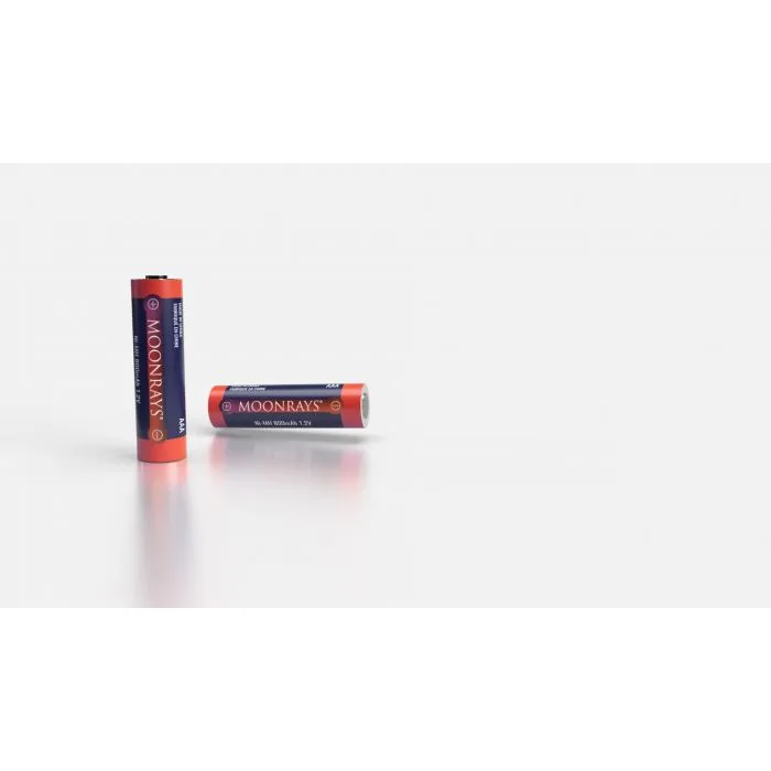 Moonrays 4pk AAA Rechargeable Batteries - Image 2