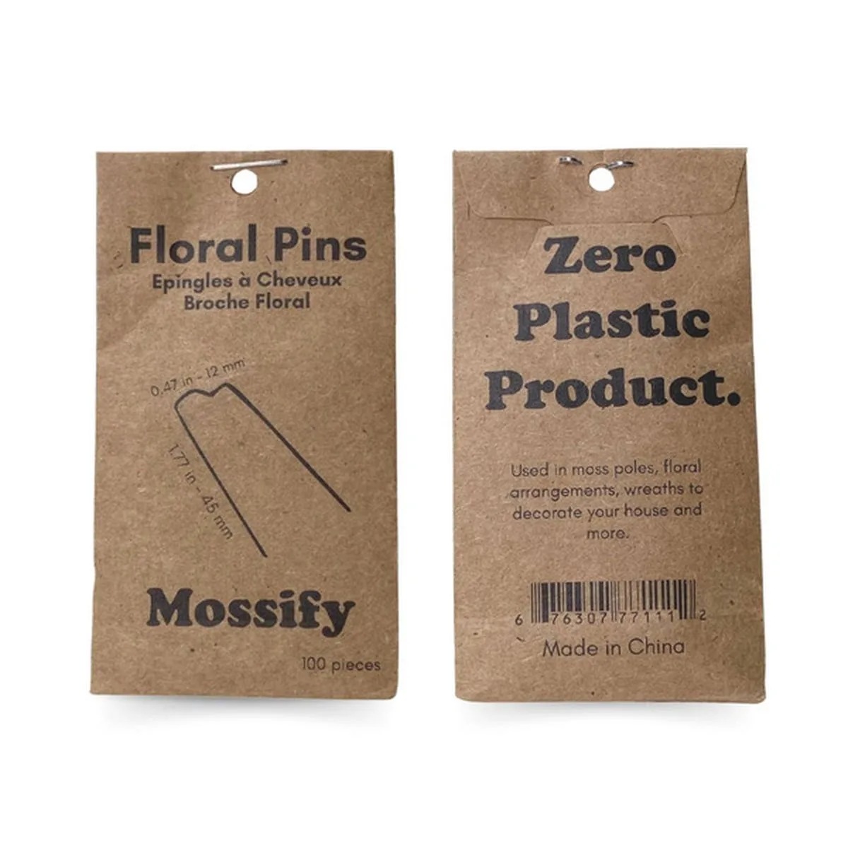 Mossify 100pk Floral Pins - Image 2