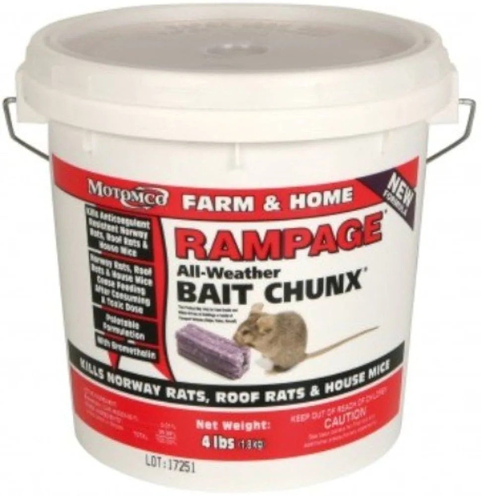 Motomco Rampage 121x15Gm Packs ( bromethalin ) — Case of 2 - Image 2