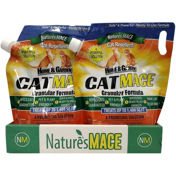 Nature's Mace MiniMace 8pc 2.2 lbs Cat Repellent Granules Display (Case of 8)