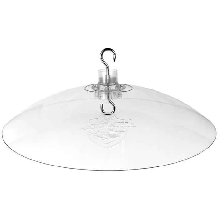 Natures Way 16in Squirrel Shield Plastic Dual Mount Baffle Clear - Image 2
