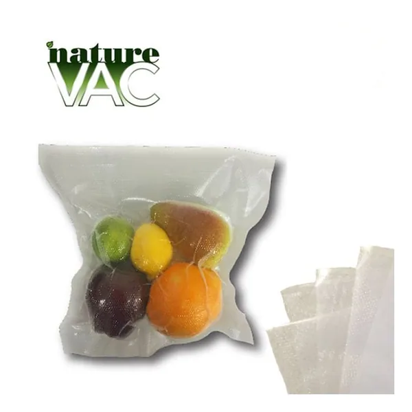 NatureVac NatureVAC 15"x20" Precut Vacuum Seal Bags All Clear (50-pack)