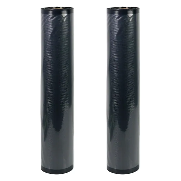 NatureVac NatureVac Vacuum Seal Bags Black & Clear 11in x 19.5ft (2 Rolls/Box)195*