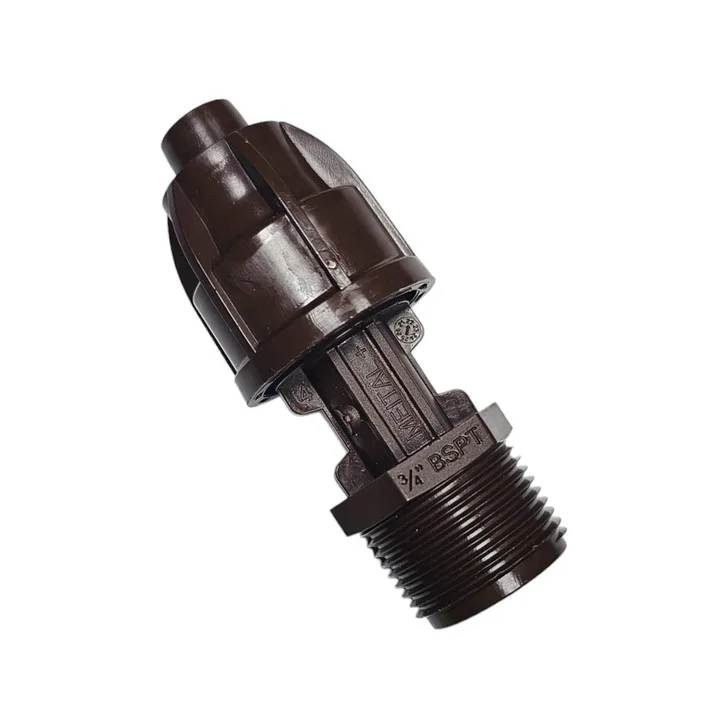Netafim 17mm TechLock x 3/4" MPT Male Adapters — Pack of 25 - Image 2