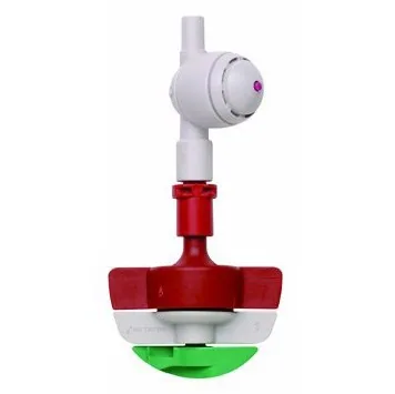 Netafim Netafim 18.4gpm SpinNetafim Sprinkler Head Assembly w/ CNL Red Mist Red Body Green Spinner