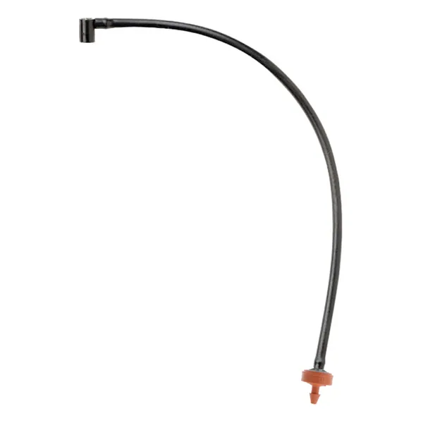 Netafim Netafim Dripper Assembly w/ Black Tubing & Grey/Orange Dripper 6.6GPH 48in (25pc