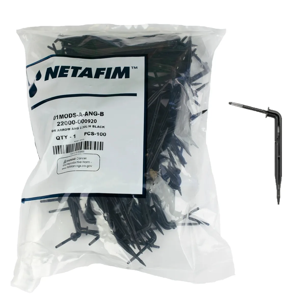 Netafim NET 8" Straight Arrow Dripper Stake Only 100/Bag - Image 2