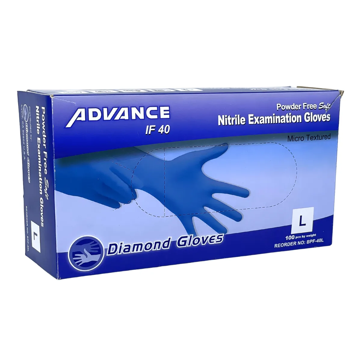 Nitrile Gloves 4mil Medium (100pcs/Box) - Image 2