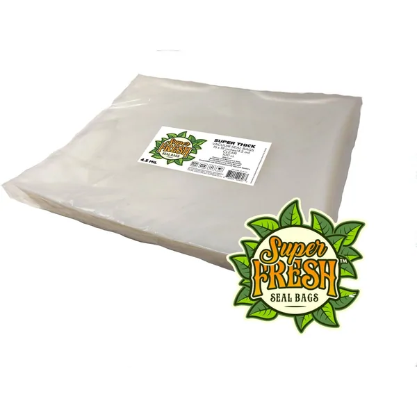 No Stress Distribution Super Fresh 100pk 15" x 18" 4.5mil Vacuum Seal Bags Clear