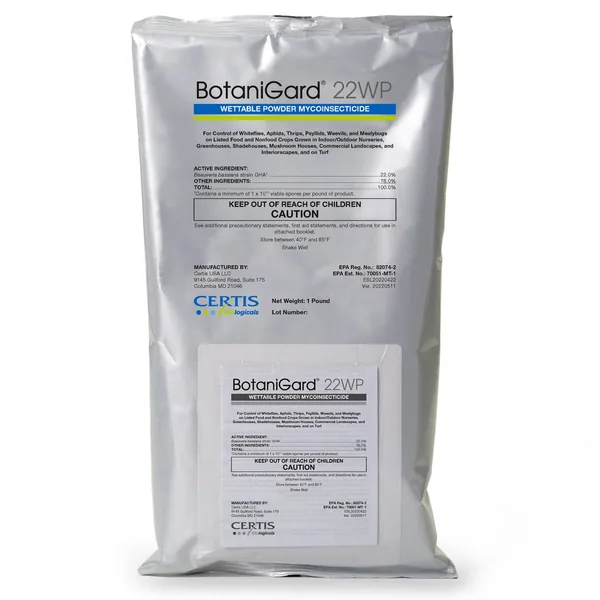 Ohp, OHP BotaniGard 22WP 1Lb OMRI ( Beauveria bassiana ) — Case of 12