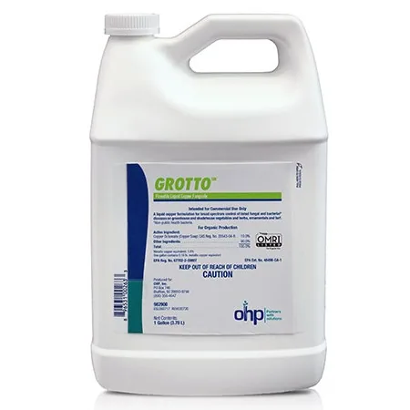 OHP Grotto 1Gl OMRI fungicide ( Copper Octanoate ) — Case of 4