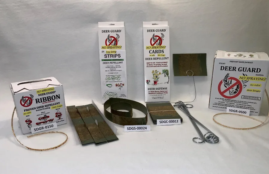 Olson 6pc 3/16in x 500ft Roll Deer Guard Stiky Ribbon in Dispenser Master Case - Image 2