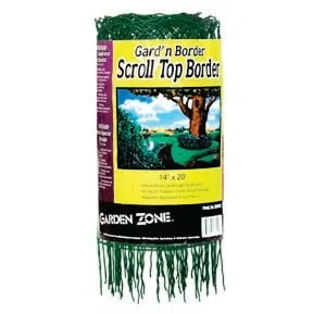 Origin Point 14"X20' Scroll Top Border Green