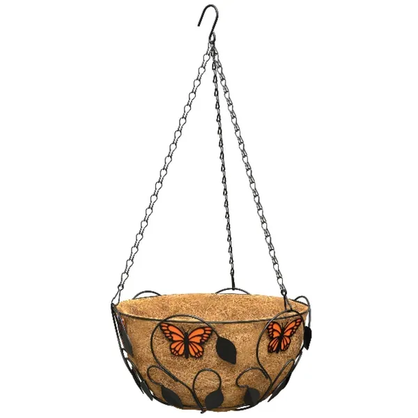 Panacea 14" Butterflies Hanging Basket - Image 2