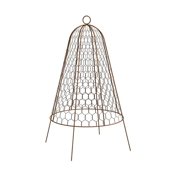 Panacea Panacea 20" Grdn Cloche Plant Protector Bell Rust