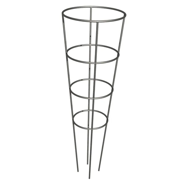 Panacea 60" Widemouth 4 Leg 4 Ring Galvanized Tomato Cage