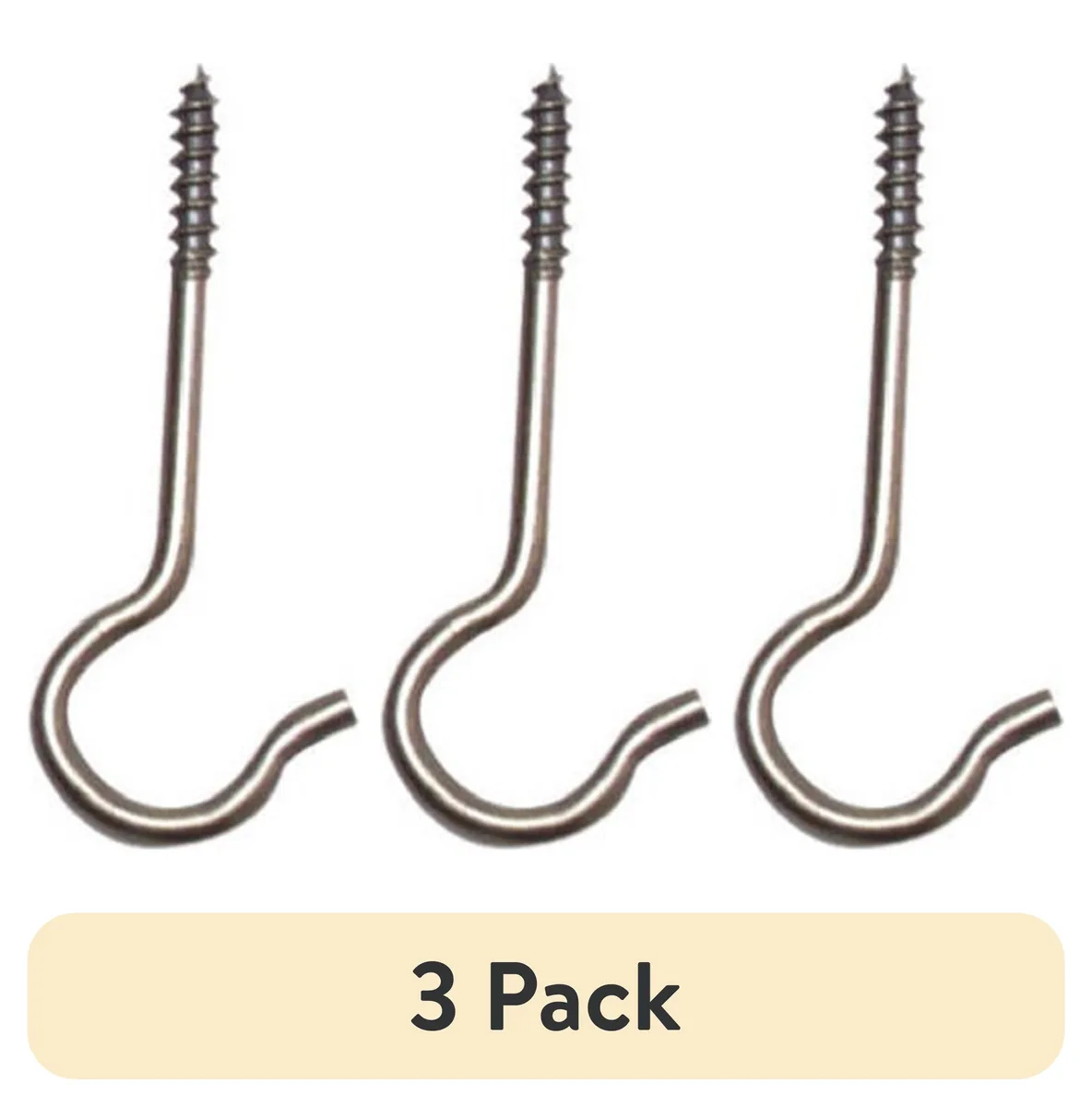 Panacea Ceiling Hook Antique Brass 5pk - Image 2