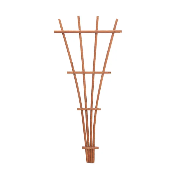 Panacea Wood Fan Trellis Brown