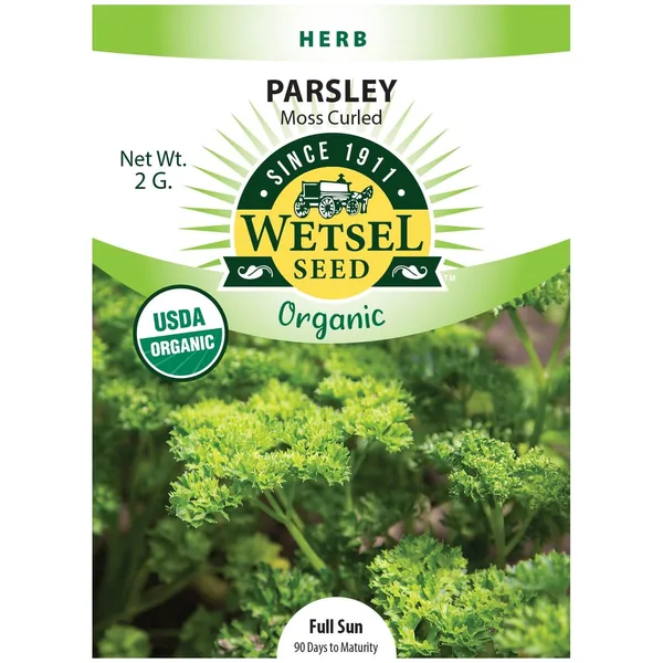 Parsley, Organic Moss Curled 2 Grams