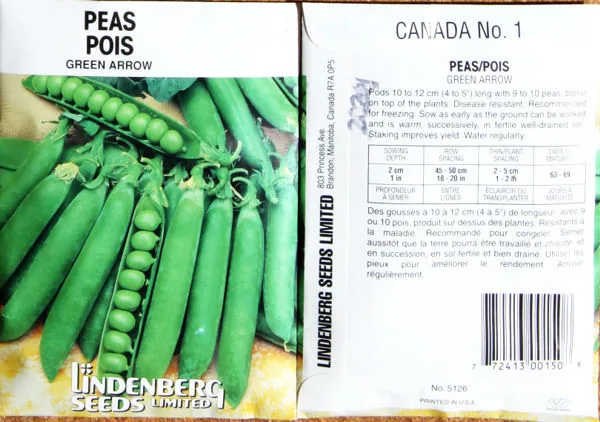 Peas, Green Arrow