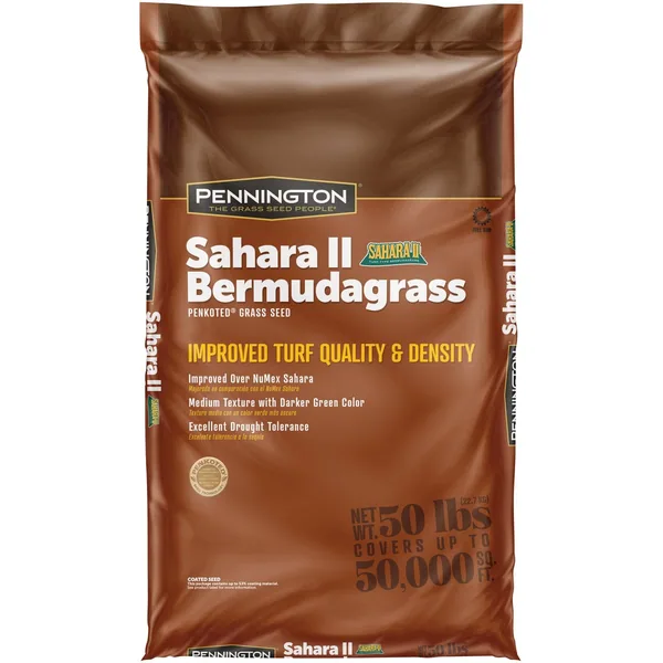 Central Garden & Pet Penn 50 lbs Sahara II Unhulled Bermuda Penkoted