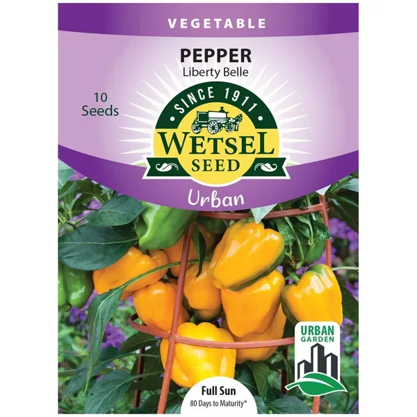 Peppers, Liberty Belle ( Patio ) 10 Seed Count - Image 2
