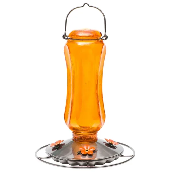 Perky Pet 16oz Carnival Glass Vintage Oriole Feeder - Image 2