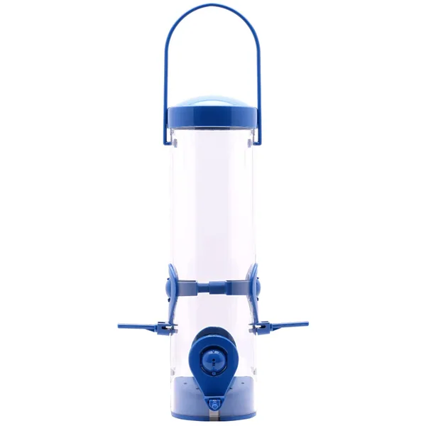 Perky Pet Sierra Wild Bird Tube Feeder Navy 2 in 1