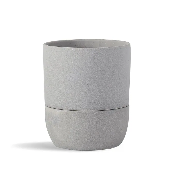 PHG 6.5"X6.5" Urban Dweller Self-Watering Pot Sand Dim Grey