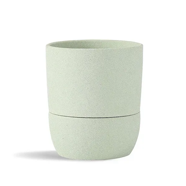 PHG 6.5"x6.5" Urban Dweller Self-Watering Pot Sand Sage Green - Image 2