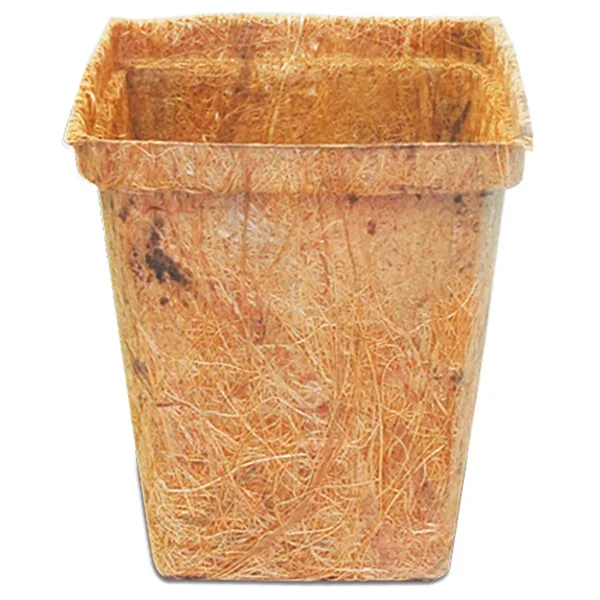 PlantBest 3.5" Square Biodegradable Coconut Coir Pots (Case of 900)