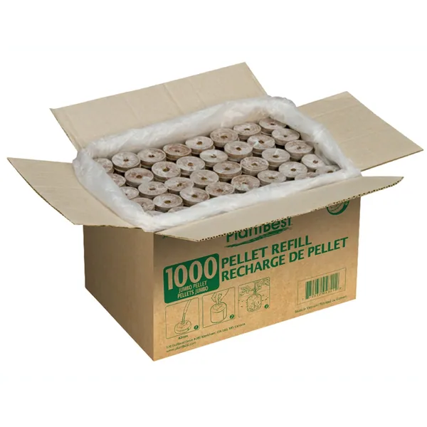 PlantBest 42mm Coconut Coir Pellet 1000/Bulk Case