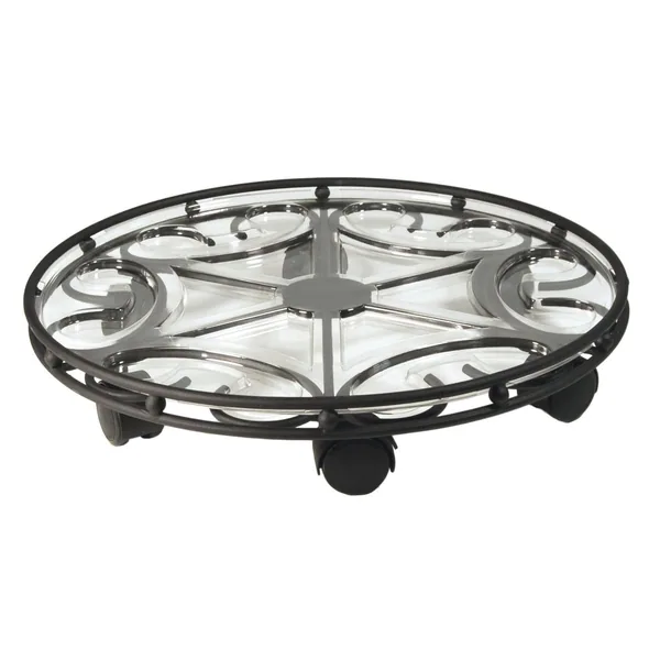 Plastec Industries Plastec 21" Saucer Caddy Pro Black