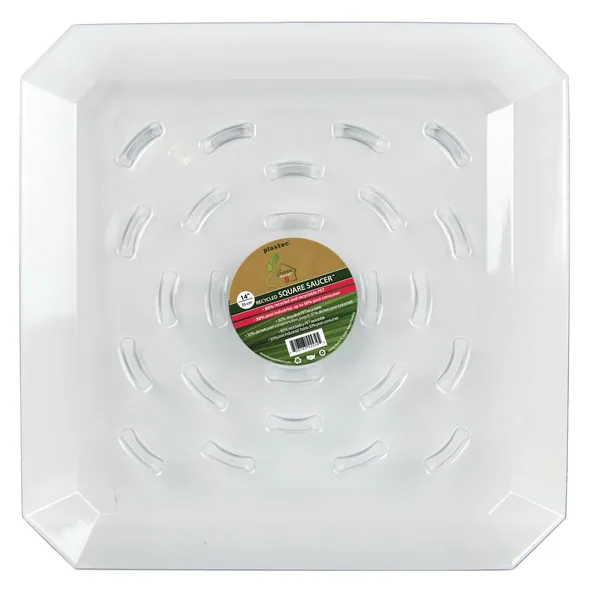 Plastec Industries Plastec Square Recycled Saucer