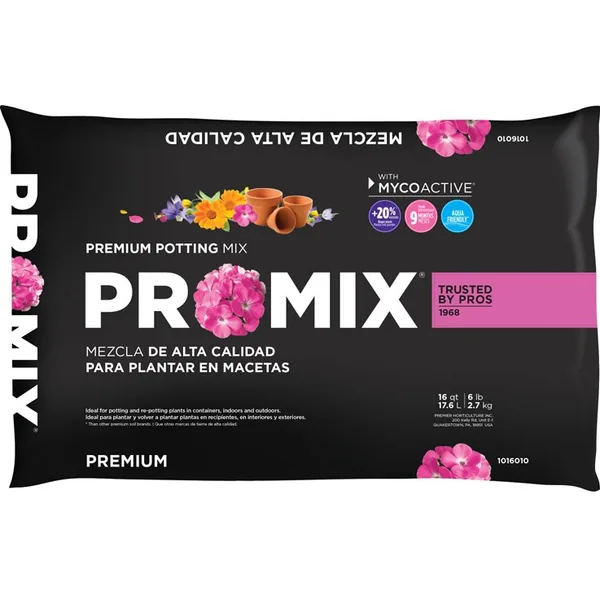 Premier Pro-Mix Ultimate Potting Mix 16qt,) (Case of 6)